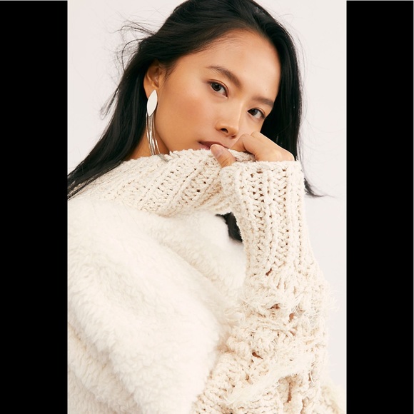 Free People NWT Wonderland Pullover Sweater, M&L - Picture 4 of 6